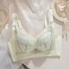 Women Floral Lace Comfortable Push Up Breathable Shaping Anti Slip Bra