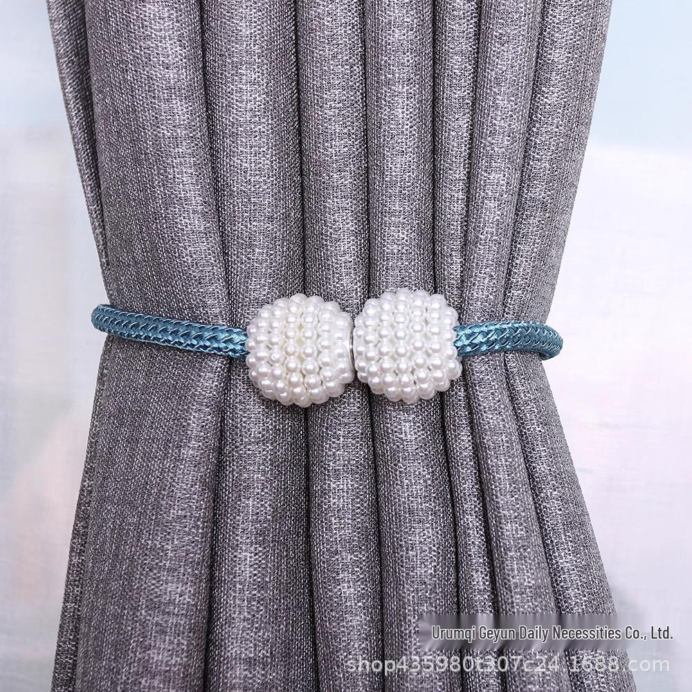 Magnetische Perlen-Vorhanghalter mit lochfreiem Design