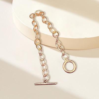 Bracciale in Metallo Galvanizzato Moda Europea & Americana con Chiusura OT per Donna