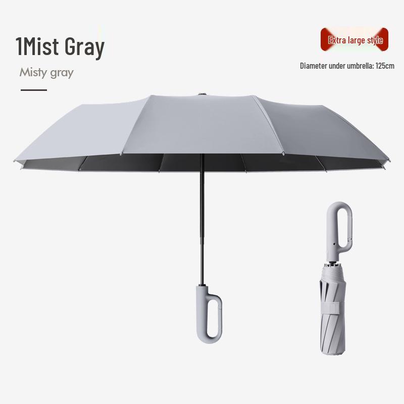 Large Automatic Dual-Use Umbrella: Sunshade & Rain Protection with Custom Logo