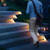LED Outdoor Solar Lights Decor Super Bright Solar Deck Lights Triangle Step Lamp for Stair Deck Front Step Front Porch and Patio