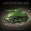 M4 Sherman 75 Medium Tank Mid Range Tank Model Heavy Tank Building Blocks Toys DIY Assembly Toys Xmas Gift
