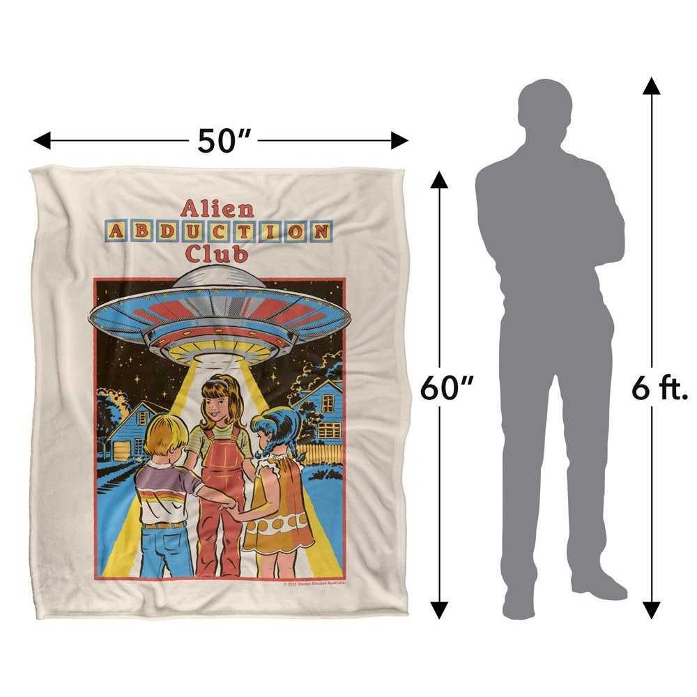 Steven Rhodes Alien Abduction Club Soft Touch Blanket