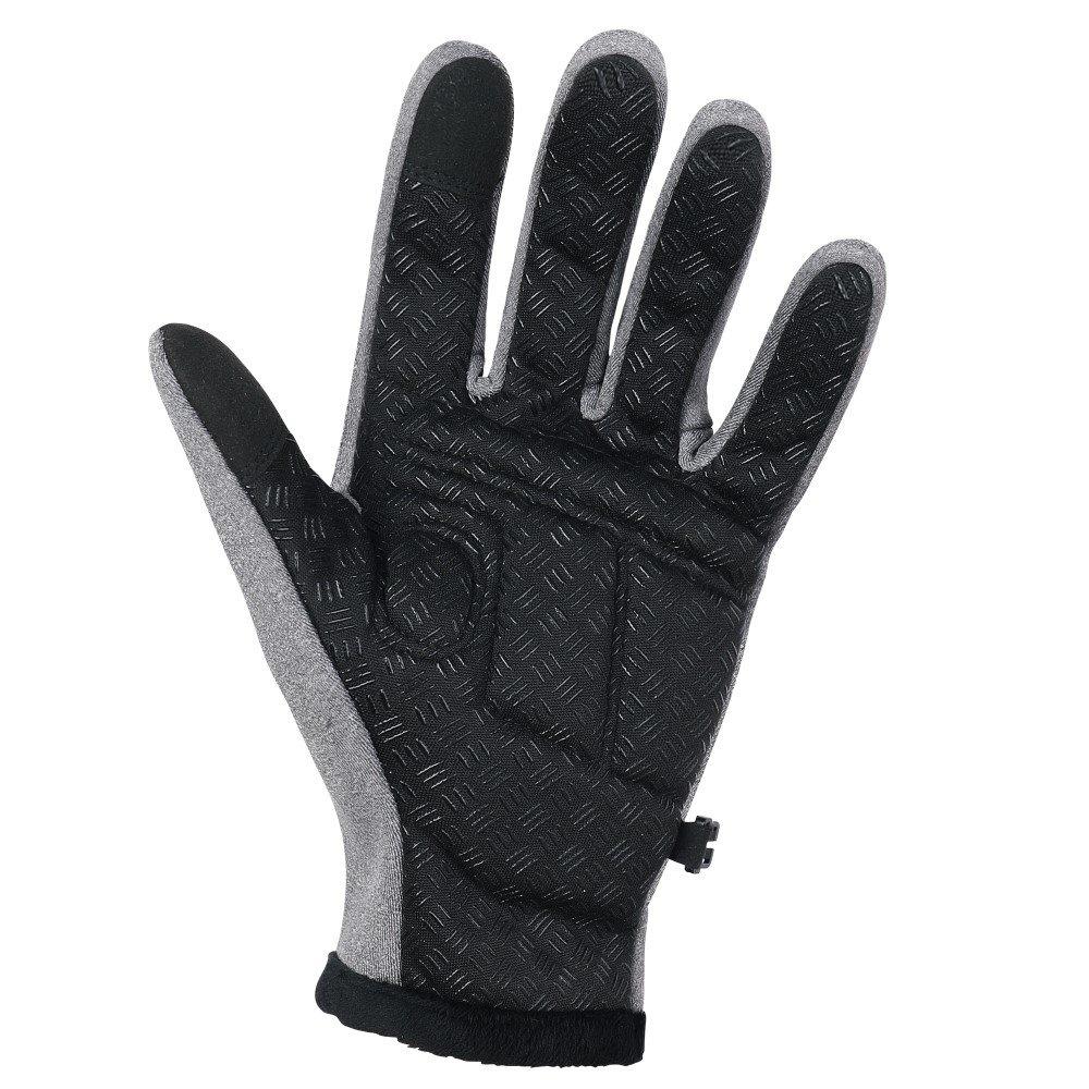 Touchscreen cycling gloves, size , gray