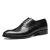 Leather Shoes Cowhide Genuine Leather Boys British Business Pointed Men's Soil Shoes Formal Leather Shoes