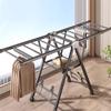 Wing-shaped Multi-purpose Folding Clothes Rack for Home, Bedroom, and Balcony 