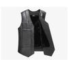 Men Fleece Thickened Warm Casual Plus Size Leather Vest For Autumn Winter