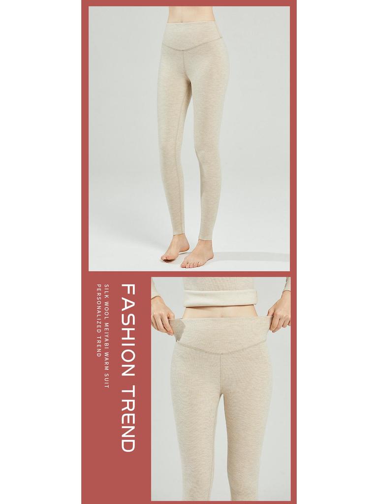 Women's High Waist German Velvet Cashmere-Lined Leggings - Slimming, Warm, Autumn/Winter Outerwear