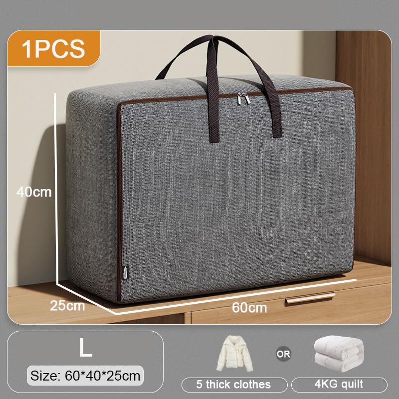 Large Underbed Dustproof Clothes Storage Bags Oxford Cloth Quilt Waterproof Storage Bag Ziped Organizer Wardrobe Boxes
