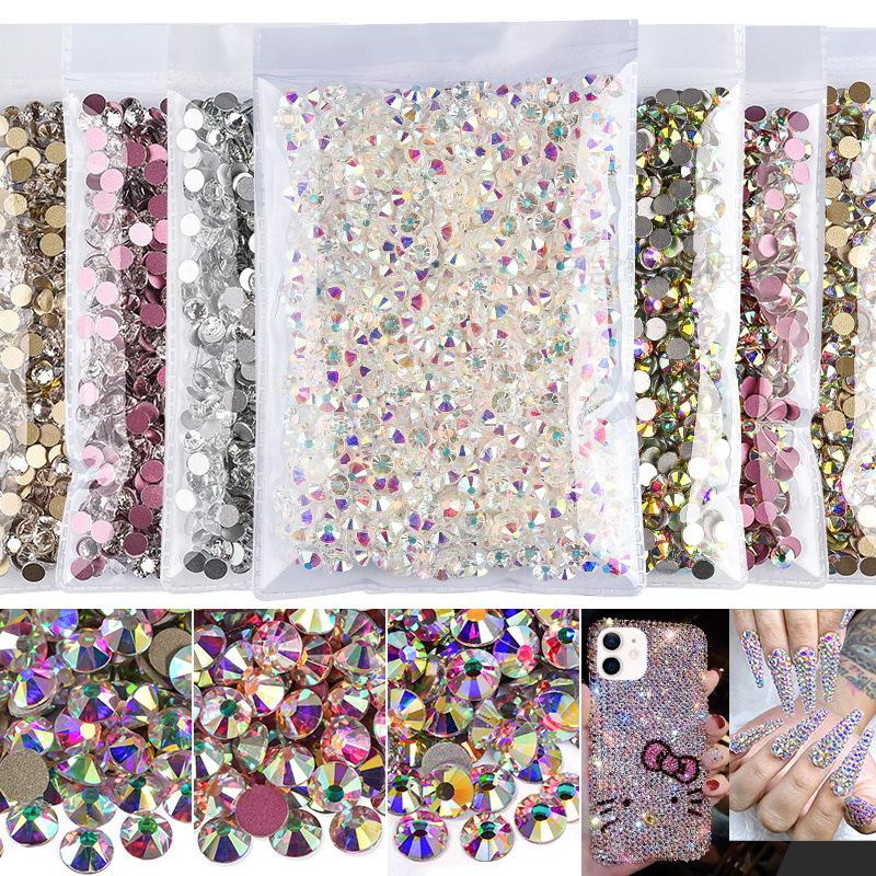 Guomao A Diamond Mobile Phone Case Decorative Nail Art Accessories Diy Glass Crystal Jewelry