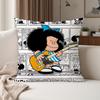 Cartoon Cute Mafalda Pillow Case Suitable For Bedrooms Living Rooms Cars Home Decoration