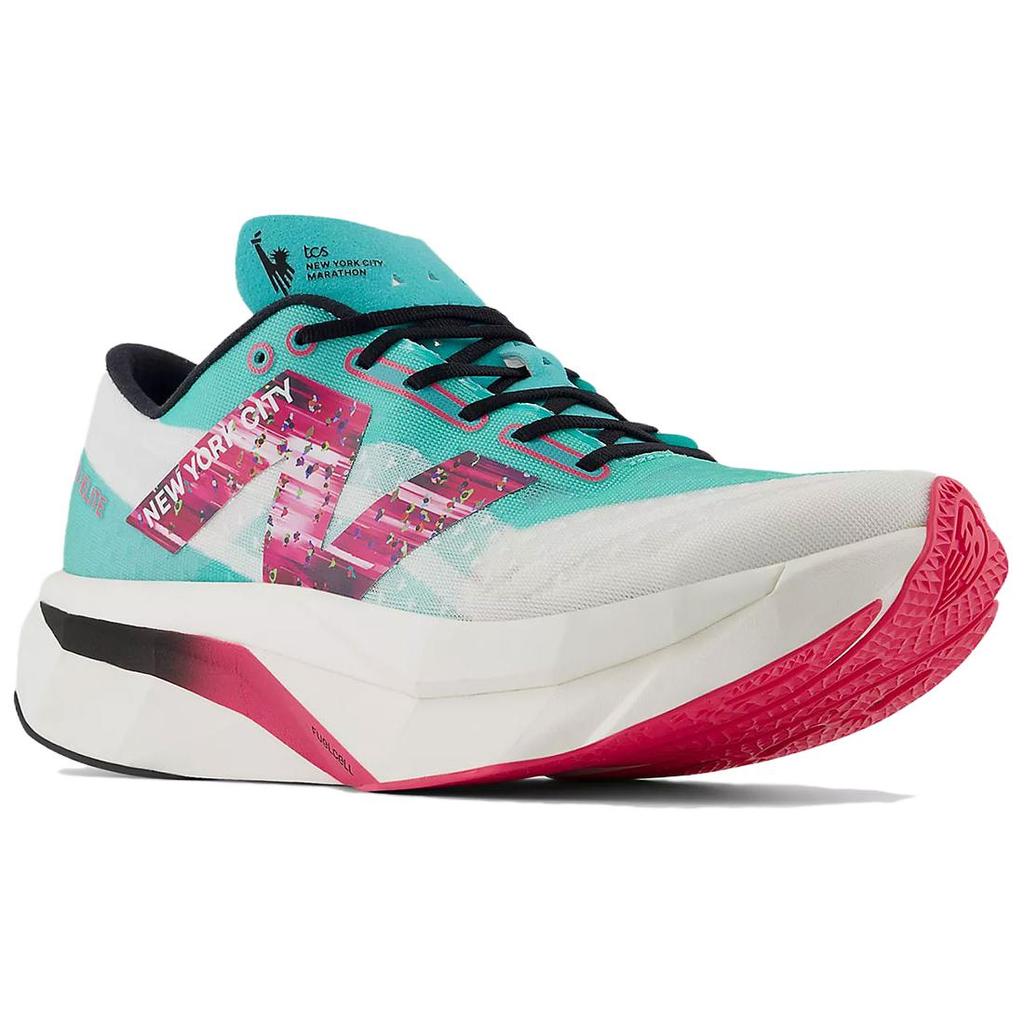 New Balance FuelCell SuperComp Elite v4 TCS NYC Marathon Men Sneakers Teal Cyber-Jade White MRCELNY4