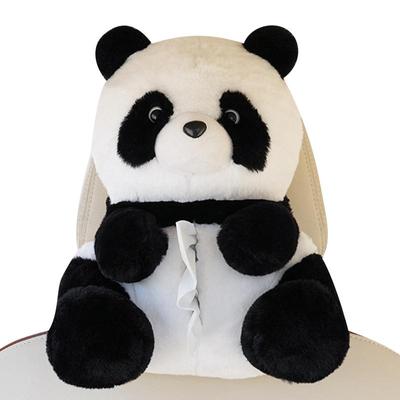 Auto Taschentuchspender Plüsch Niedlicher Panda Autositz Taschentuchpapier Spender Cartoon Tiere Taschentuchbox Auto Organizer Rücksitz Sitzlehne