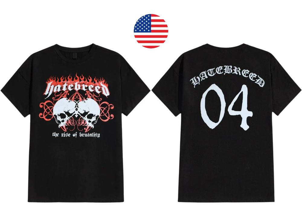 Hatebreed Rise Skulls Tshirt Unisex Reprint All Sizes Unisex T-Shirt XL