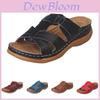 Breathable Hollow Design Women Open Toe Adjustable Wedge Sandals For Everyday Comfort