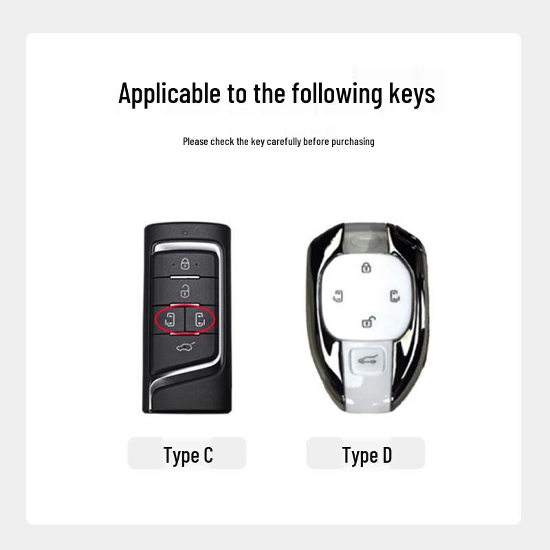 GAC Trumpchi Key Case for Shadow Leopard, Legend M8, Master 2nd Gen, GS8, Shadow Cool, GS3, Shadow Speed J15/J16.