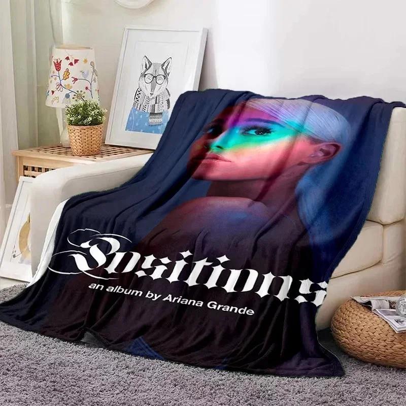 2026 A-Ariana Grande Fashion Singer Soft Blankets,Keep Warm Throw Blanket Comfortable Blanket For Picnic Beds Sofa Home Bedroom