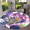Hunter Cartoon Round Area Rug,Carpet Rug for Living Room Bedroom Sofa Playroom Decor,Non-slip Floor Mat Q0021