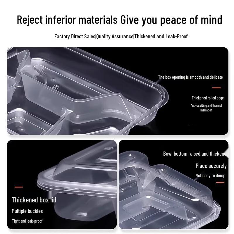 Yicang Disposable Multi-Compartment Food Containers