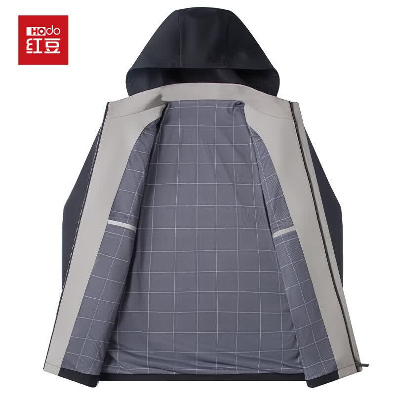 Hongdou Men's Hooded Casual Jacket