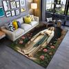 Graceful Religious Lady Design Suitable As a Non-slip Mat for the Living Room or Bedroom Sofa