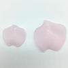 Frosted Lotus Leaf Thin Slices 24-36mm, Colored Hanging Holes for DIY Jewelry & Flower Weaving.