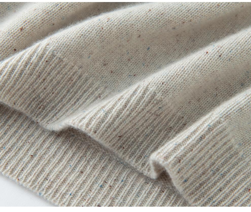 Women's 2026 Winter Fair Isle Cashmere Round Neck Sweater - Gentle Style, Thick & Warm Base Layer.