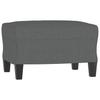 Vidaxl 3-Piece Lounge Set, Fabric Upholstered, Dark Grey
