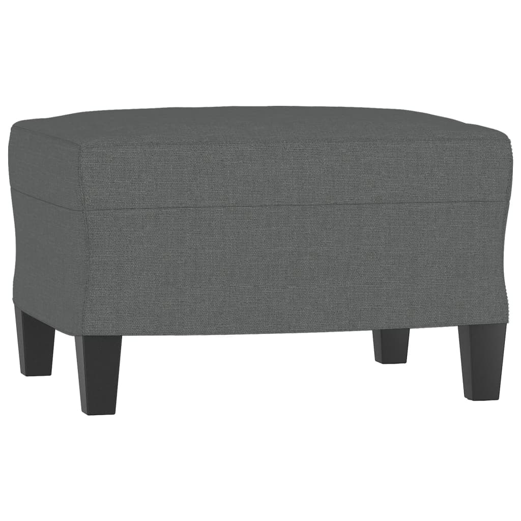 Vidaxl 3-Piece Lounge Set, Fabric Upholstered, Dark Grey