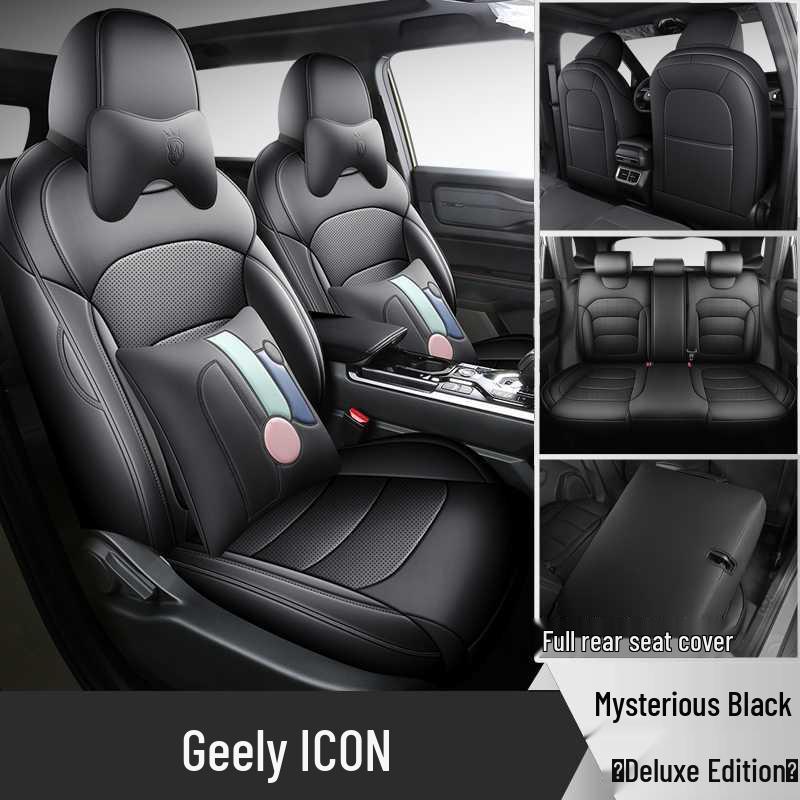 Geely Icon Chocolate Edition All-Season Leather Car Seat Covers & Cushions