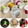Rope Tag Line Bracelet Making Metallic Cord Tinsel String Christmas Strap Ribbon Packaging Thread