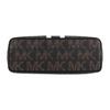 Michael Kors MK Jet Set Travel Monogramma Bianco e Nero a Strisce Grande Capacità Borsa a Spalla in Pelle Donna tote 35S1GTVT2B-BLACK-COMBO
