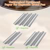 Unbleached Precut Parchment Paper for Baguette Bread Pan - 100-Pack Disposable Baking Sheets for Sourdough French Bread Pans, Non-Stick Baking
