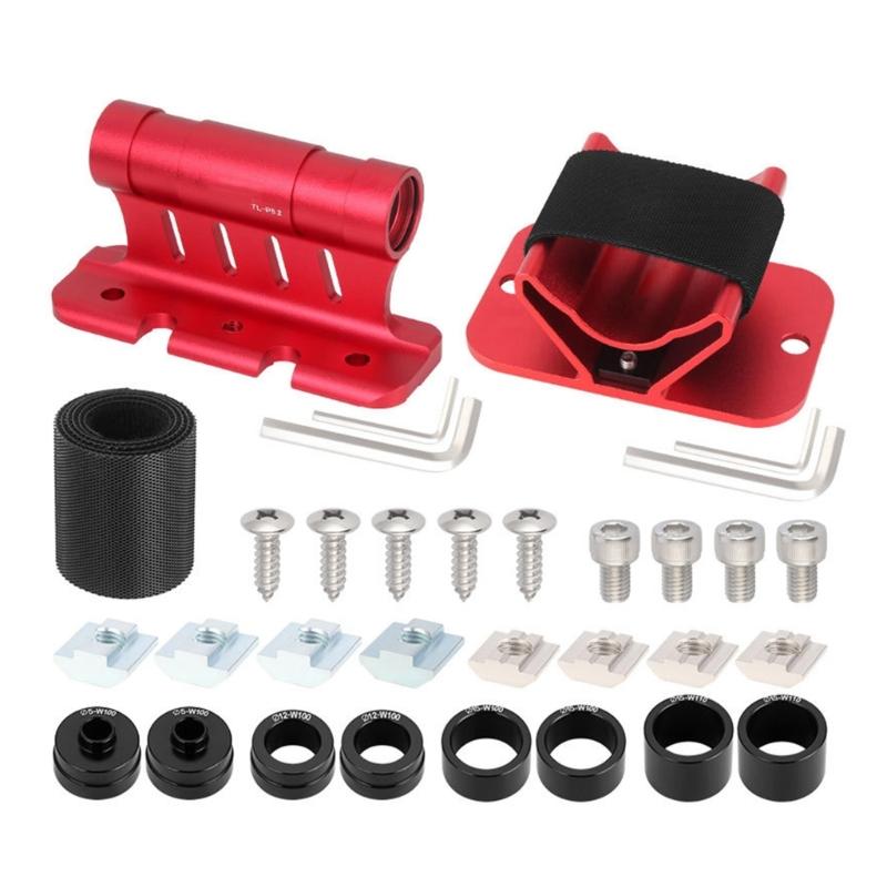 Lightweight Aluminum Bike Holder Tool Free Installation Bike Rack for Front Fork & Rear Wheel Fits Most Bike Types