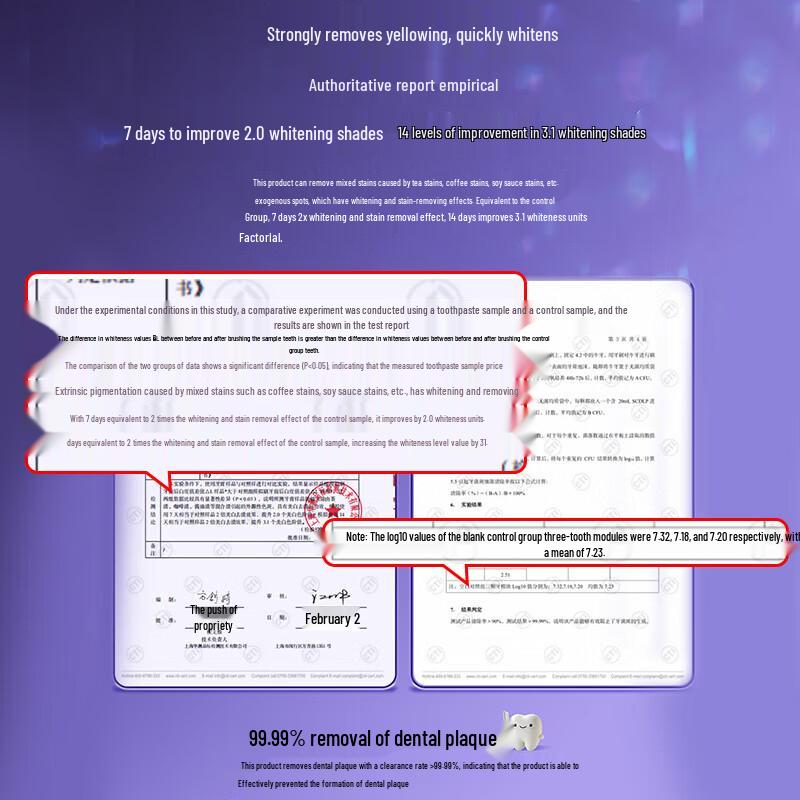 Baixi Purple Bulb Whitening Toothpaste