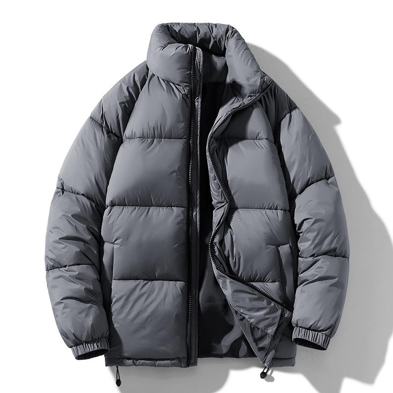 Amerikanisches Brot Gepolsterte Jacke Verdickt Warm Stehkragen Paar Winter Gepolsterte Jacke Herren Dick Gepolsterte Jacke