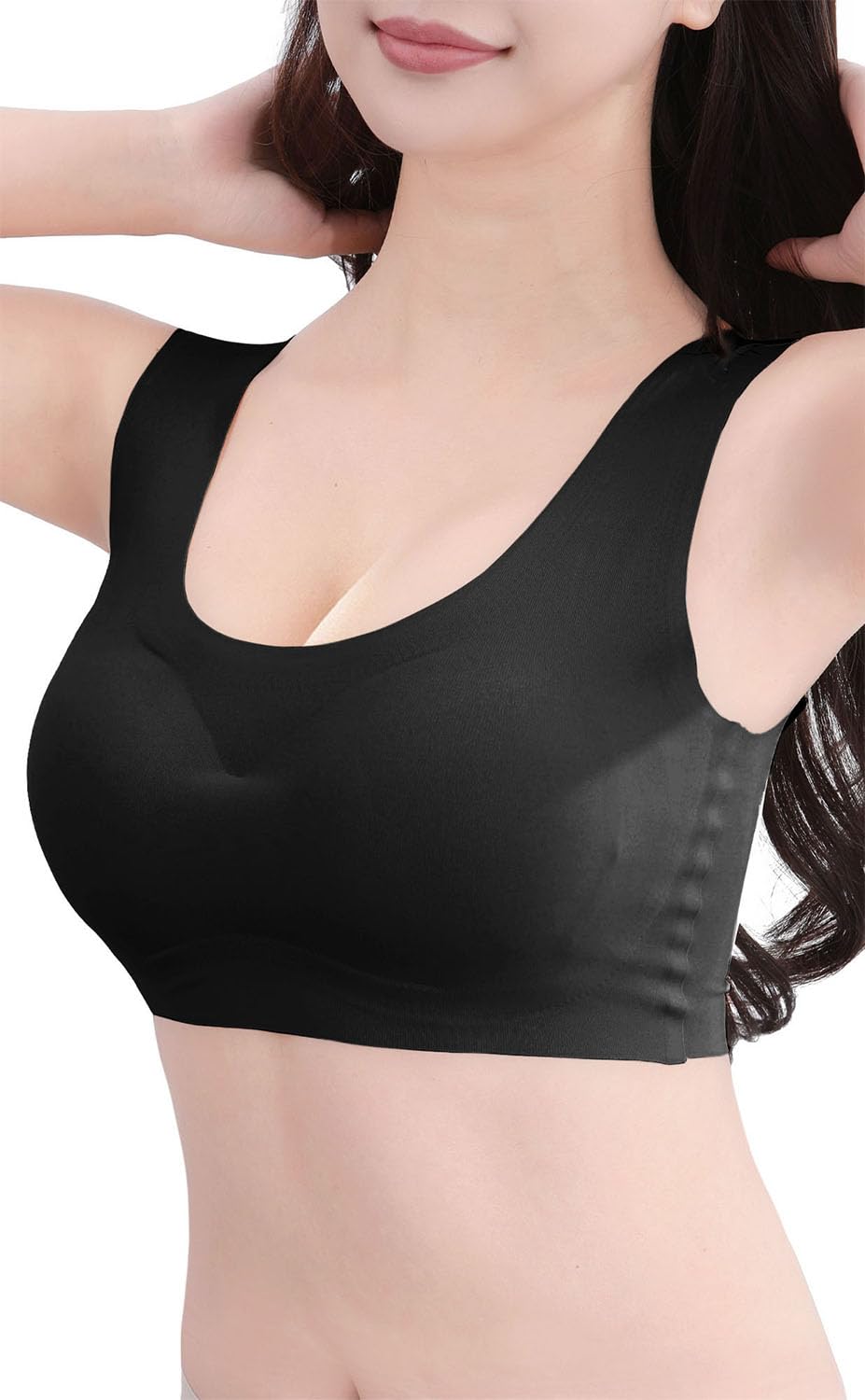 

Бесшовный бюстгальтер от Physical Comfortable Night ZEROBra [baby-mine] Бюстгальтер, без косточек [Под наблюдением терапевта] Бюстгальтер, без косточек, (JP, Алфавит, 2XL, Черный) чёрный