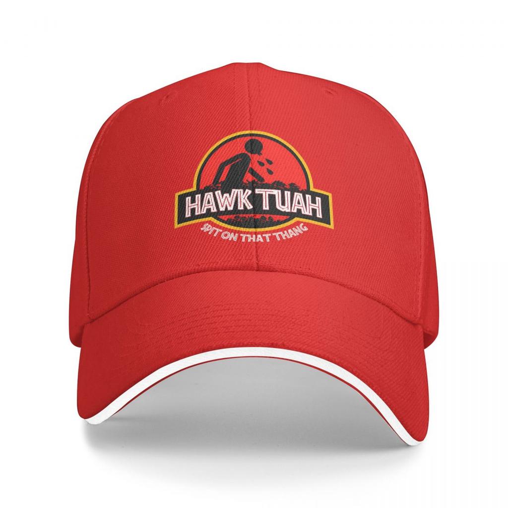 FUNNY HAWK TUAH SPIT ON THAT THANG Accessories Unisex Casquette Caps Hat Vintage Daily Running Golf Sun Cap
