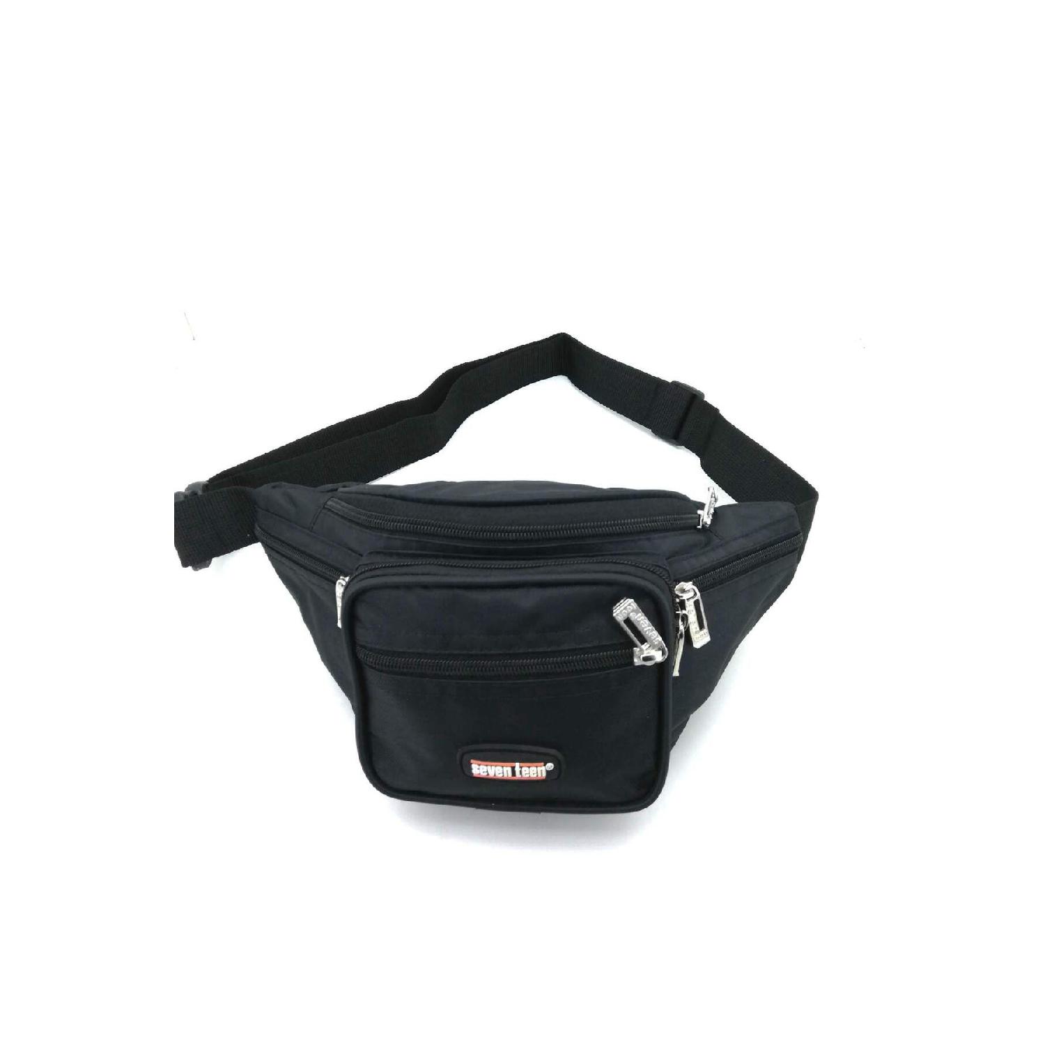 

Seven Teen Men s Waist Bag Black 3432 чёрный