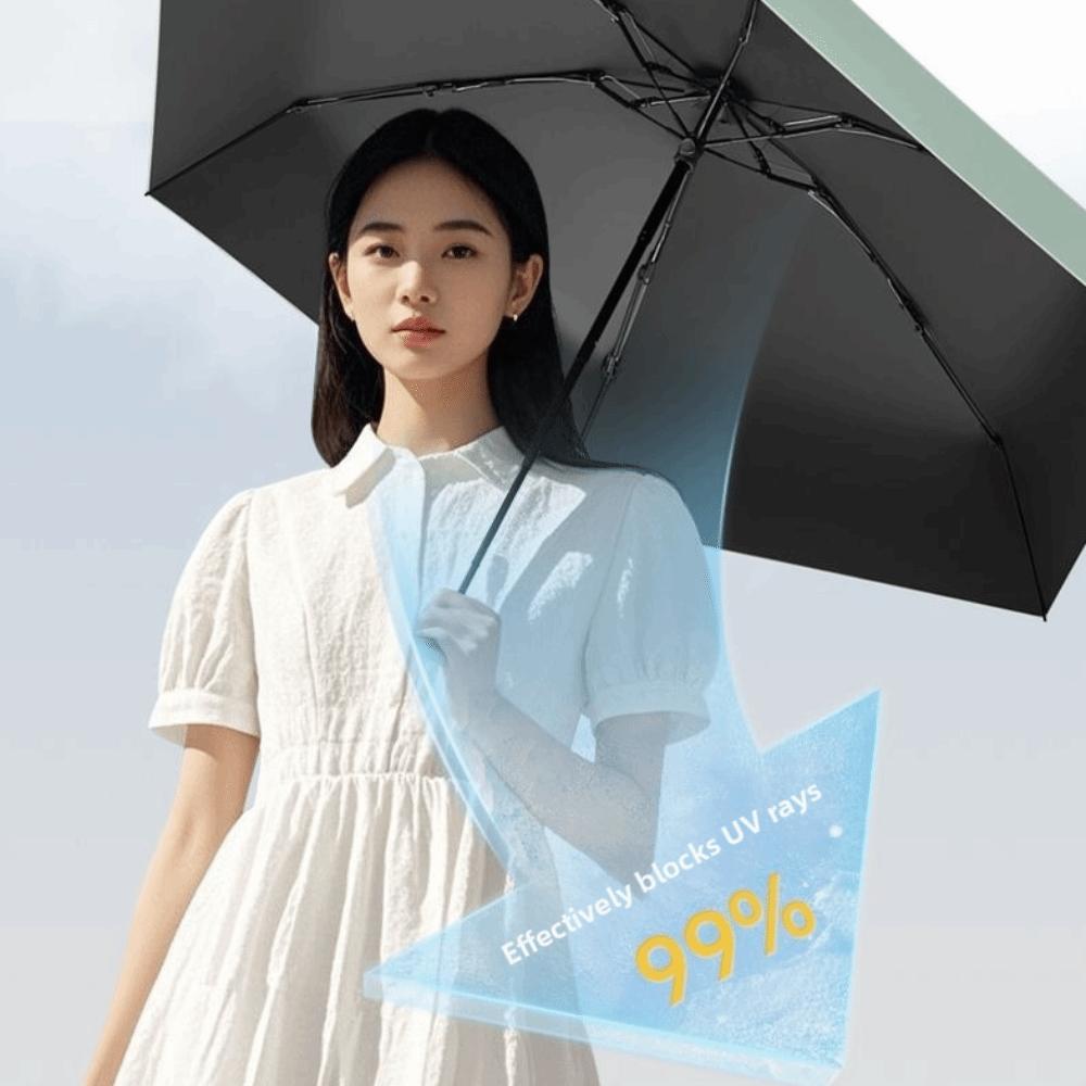 Compact Design Dual-Use Umbrella Ultra-Light Folding Umbrella New Pocket Umbrella  Daily Use
