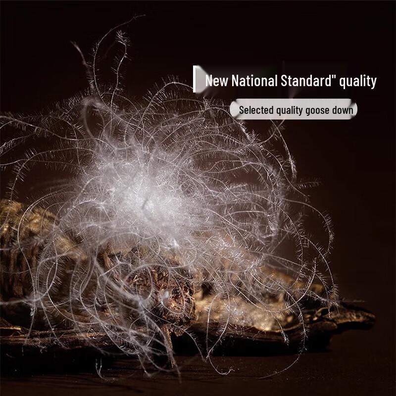 FUANNA 95% Grey Goose Down Winter Comforter - Paris Grey, 152x210cm