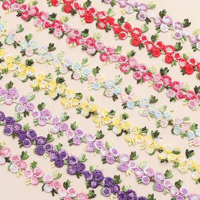 2.3cmx1Yards Sewing Accessories Wrapping Daisy Multi-Function Garment Accessories Webbing DIY Materials Elegant Multi-color