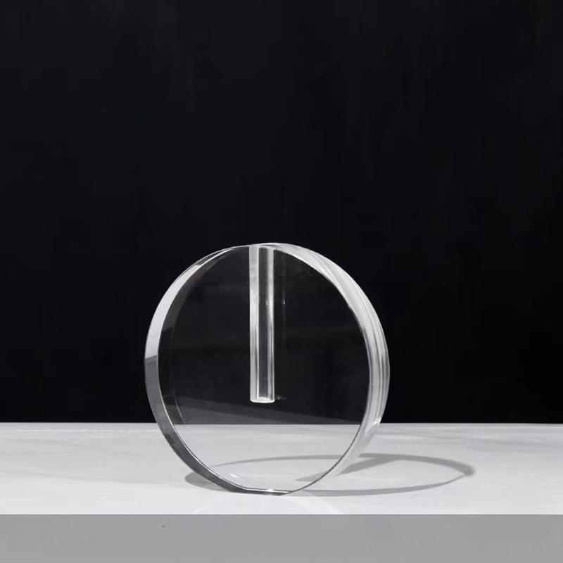 Creative Geometric Vase Transparent Circle Terrarium Glass Vase Crystal Ball Flower Arrangement Hydroponics Home Decoration