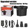 Portable Electric Air Pump High Pressure Fast Inflator Deflator for Air Mattress Inflatable Boat Pool Floats Outdoor Blower