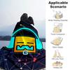 1pz Coperta Stampa Geometry Dash, Coperta Leggera per Divano, Letto - Morbida e Calda, Regalo per Tutte le Stagioni come Natale, Halloween