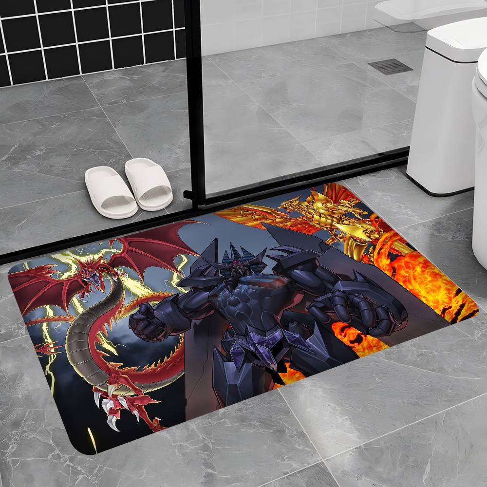Amine Yu Gi Oh Bathroom Mat Kids Room Bedroom Decoration Balcony Anti-Slip Doormat Living Room Welcome Rug