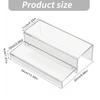 2 Tiers Wine Rack Craft Of Sturdy Acrylic Materials For Kitchen Or Offices Use