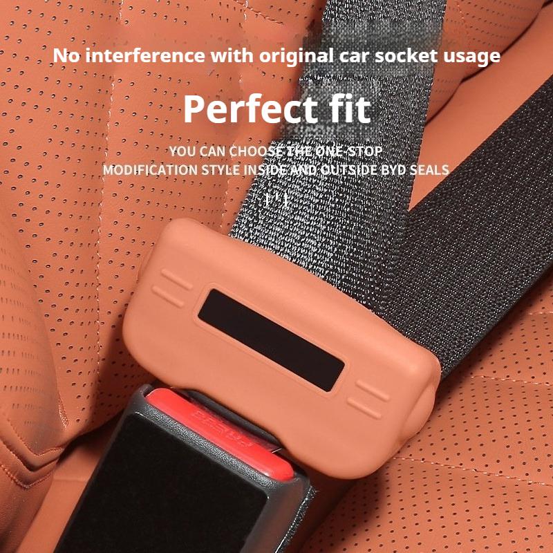 For Changan Deepal S05 S07 L07 S7 Car Seat Belt Buckle Anti-Scratch Silicone Car Seat Buckle Protector Clip Protection CoverVB1