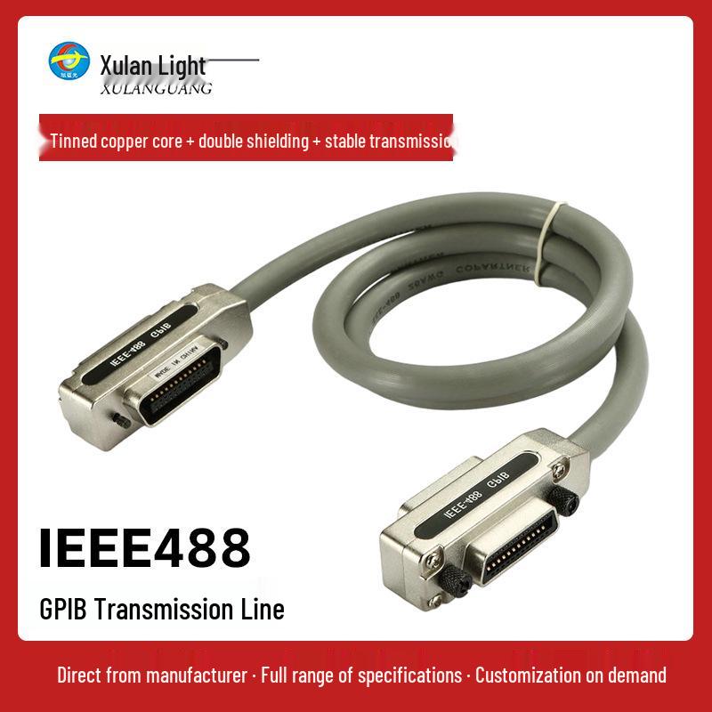 Industrial GPIB 488 Control Connection Motherboard Cable 0.5m