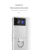 Custodia Protettiva Samsung Z Flip 4/3 con Anello: Trasparente, Anti-caduta, Ultra-sottile, Design in Pelle